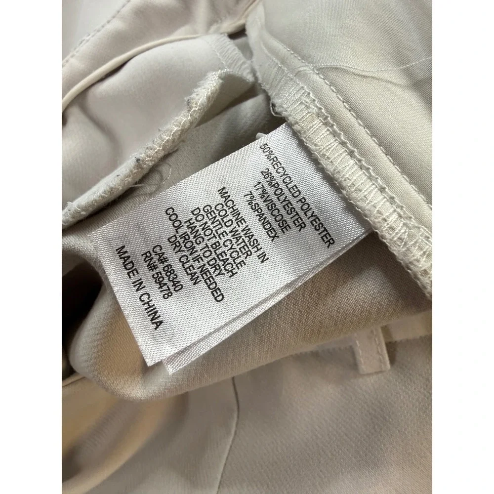 Joie Trousers Womens XL Beige Good Wide Leg Recycled Blend Professional